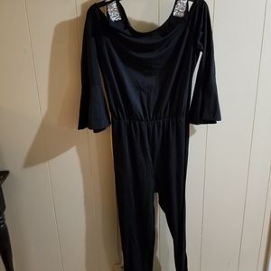 Cold shoulder jumpsuit